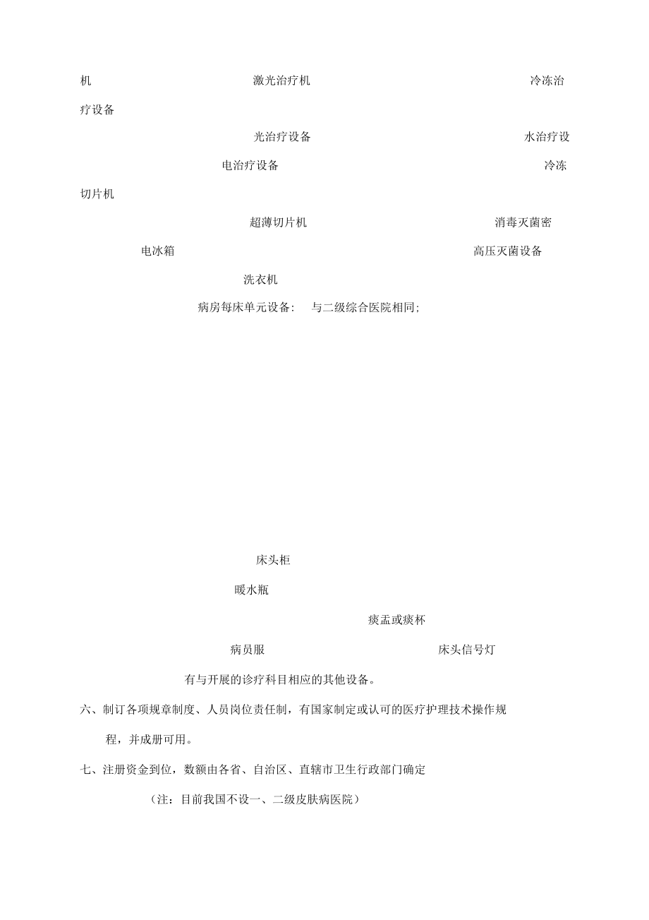 皮肤病医院基本标准.docx_第3页