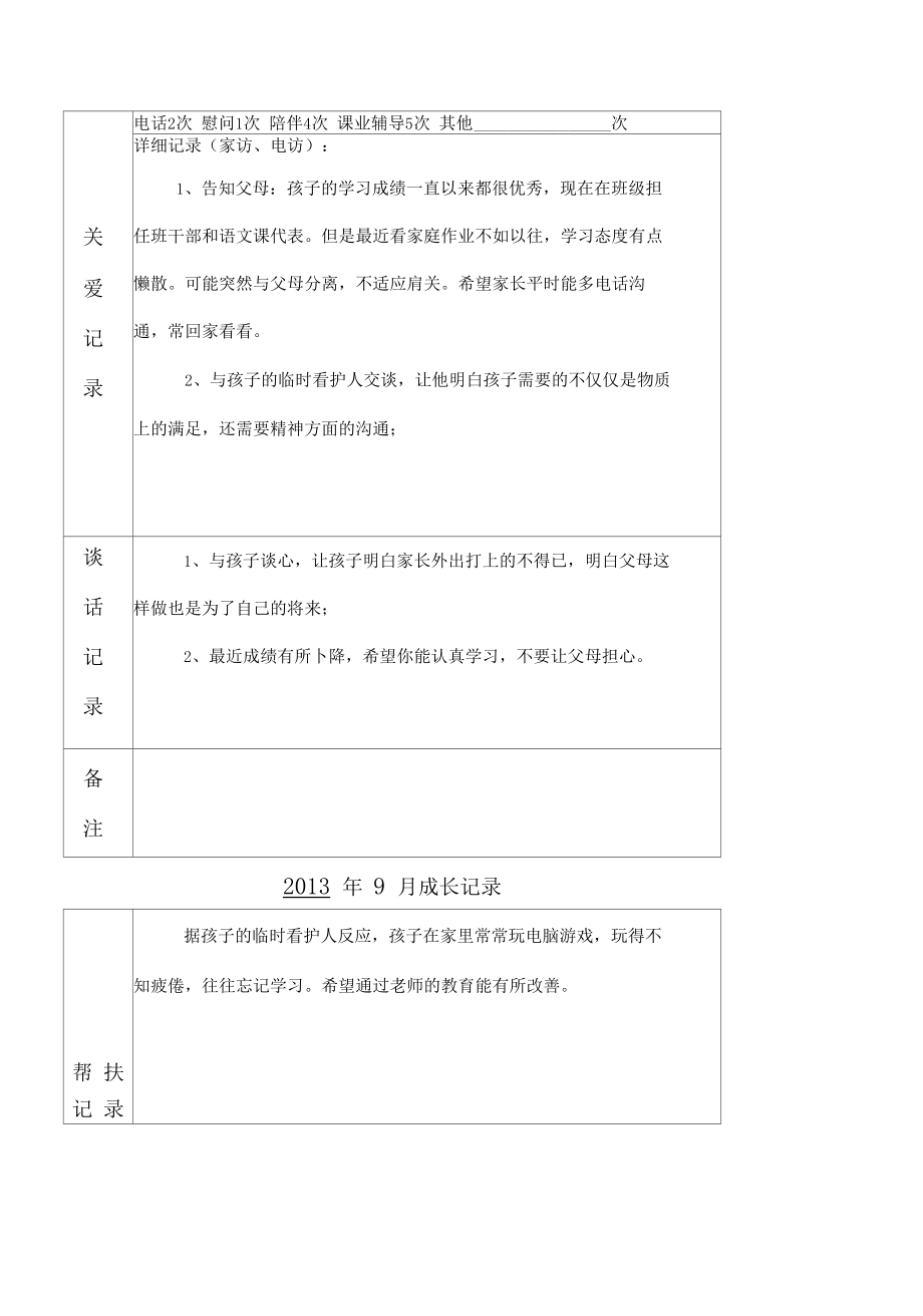 留守儿童关爱记录.docx_第3页