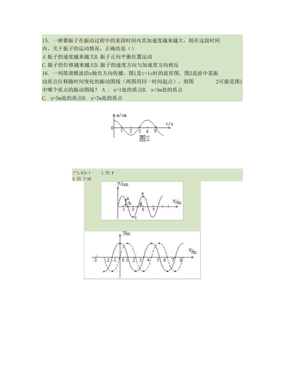 教科版4机械振动和机械波测试题要点.docx_第3页