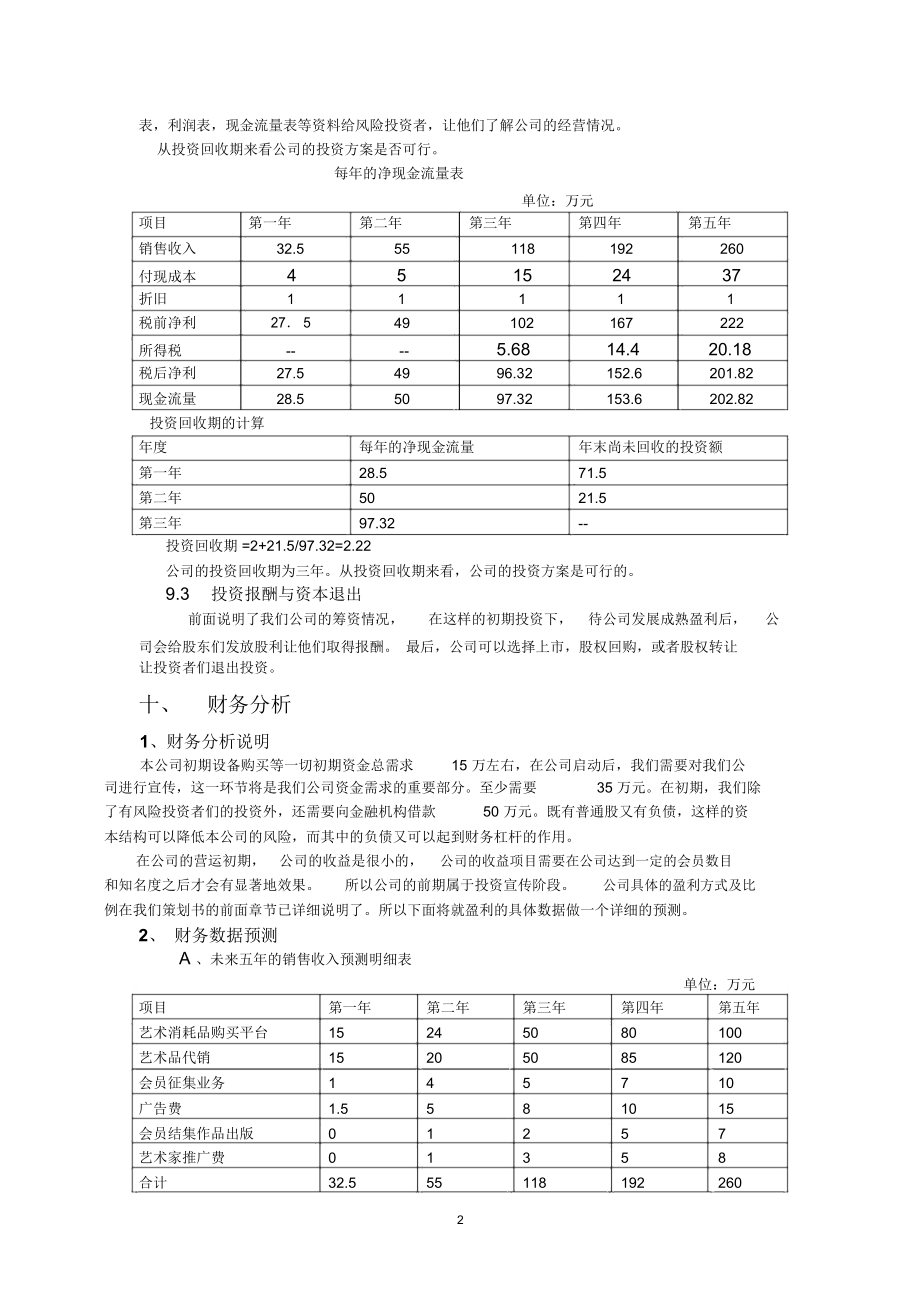 创业大赛财务分析部分-副本精编版.docx_第2页