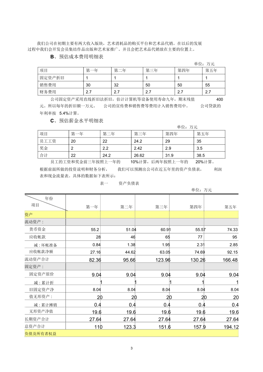 创业大赛财务分析部分-副本精编版.docx_第3页