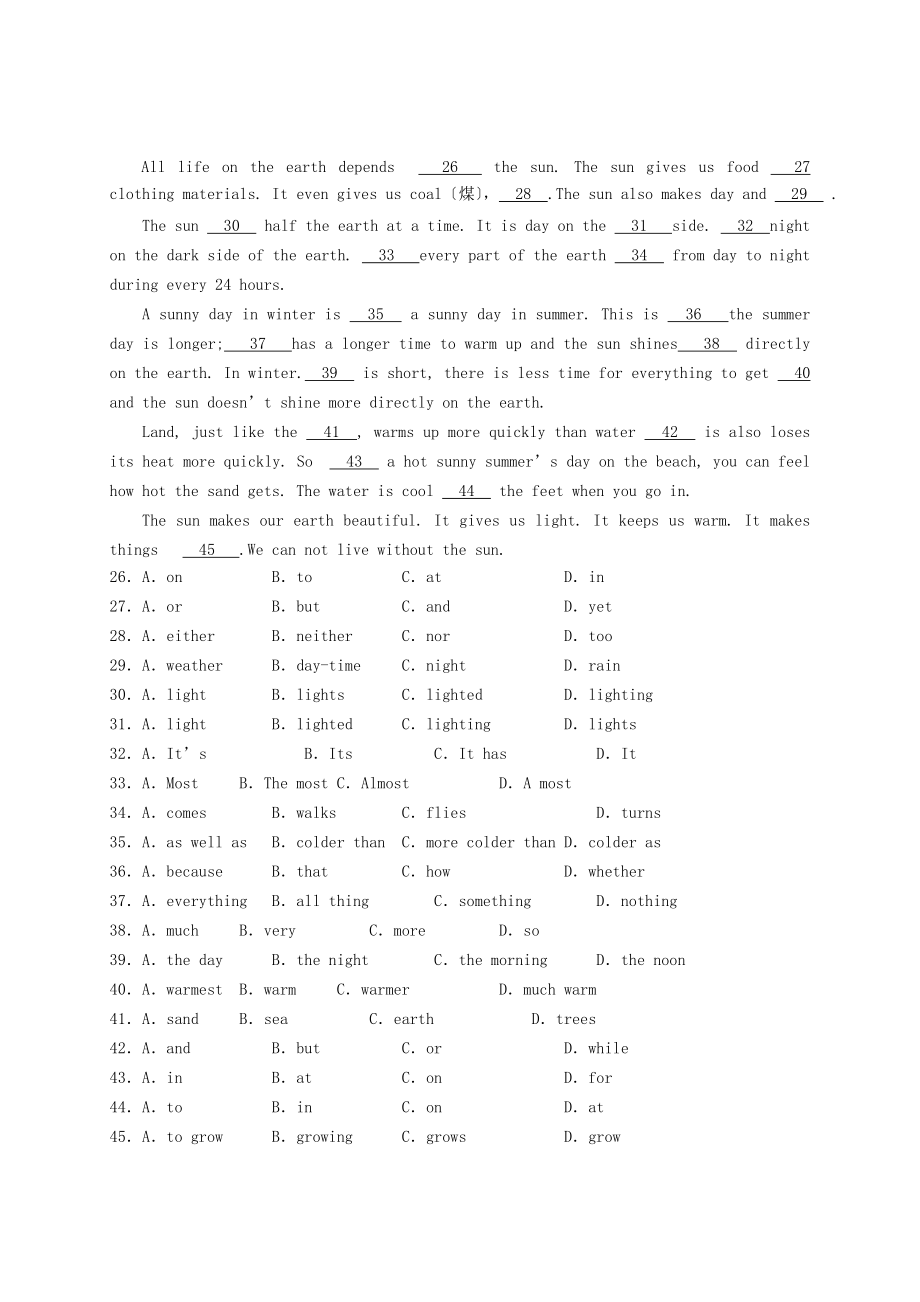 （整理版高中英语）贺兰一中高一英语上学期第三次月考试题.doc_第3页