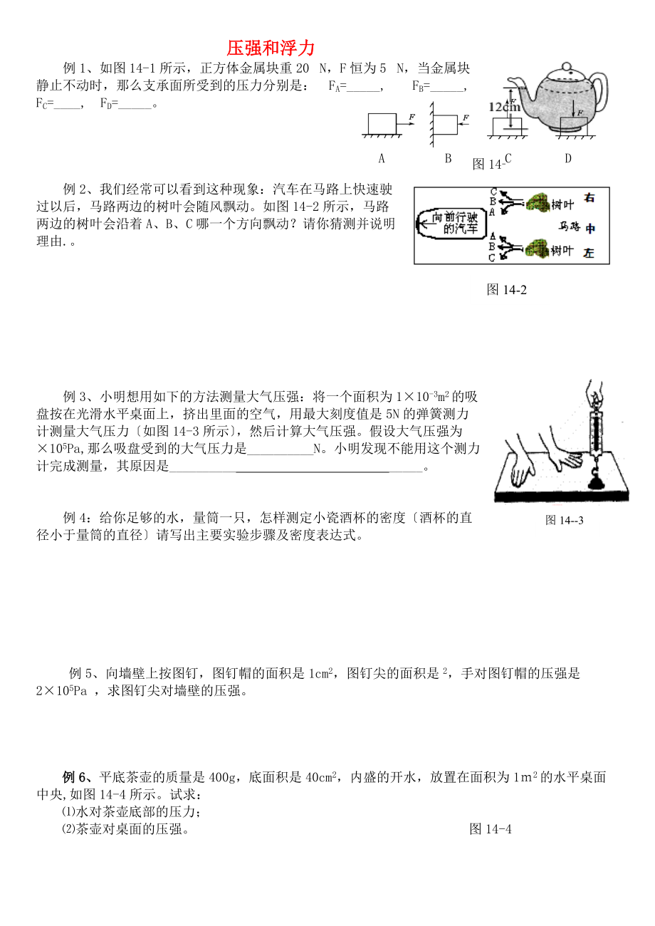 （整理版）压强和浮力.doc_第1页