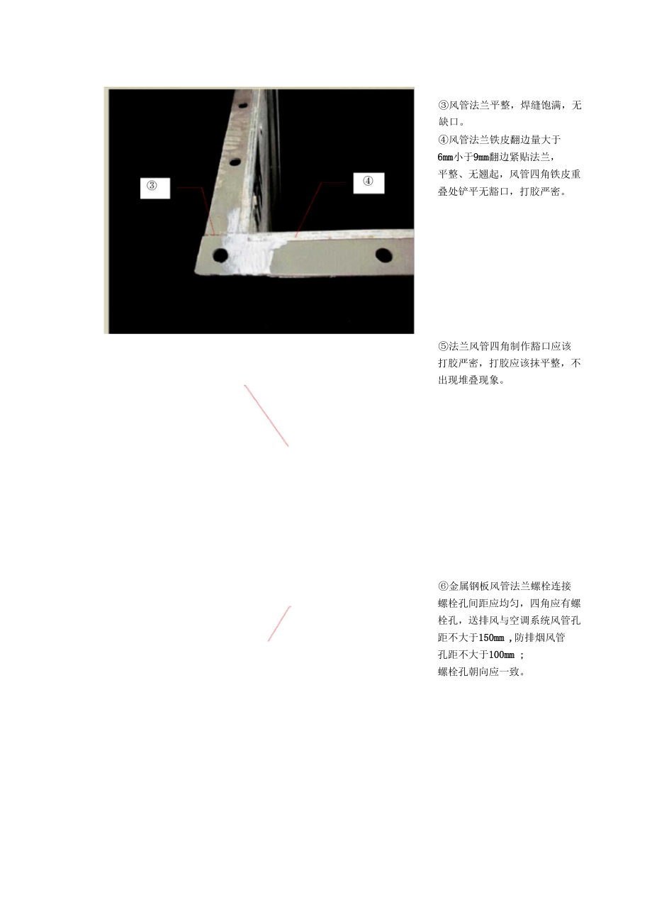 镀锌铁皮风管角钢法兰、共板法兰制作与安装工艺标准.docx_第2页