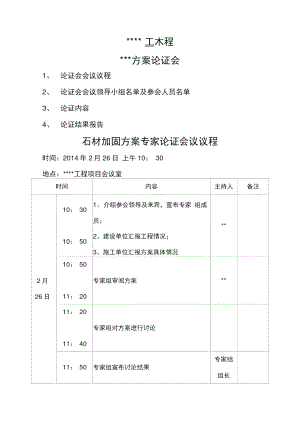 专家论证会议议程及论证报告等.docx