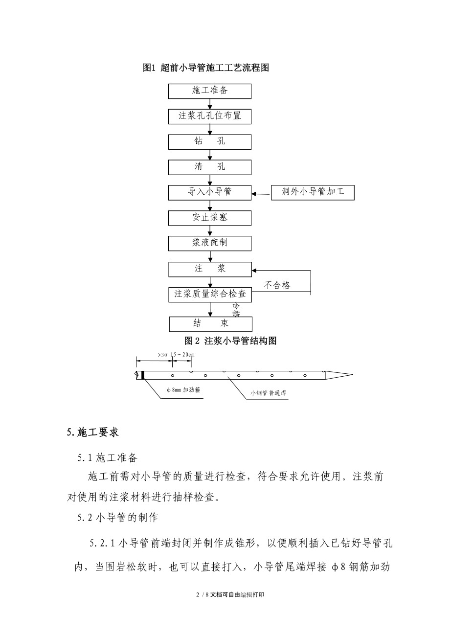 隧道超前小导管施工作业指导书.doc_第3页