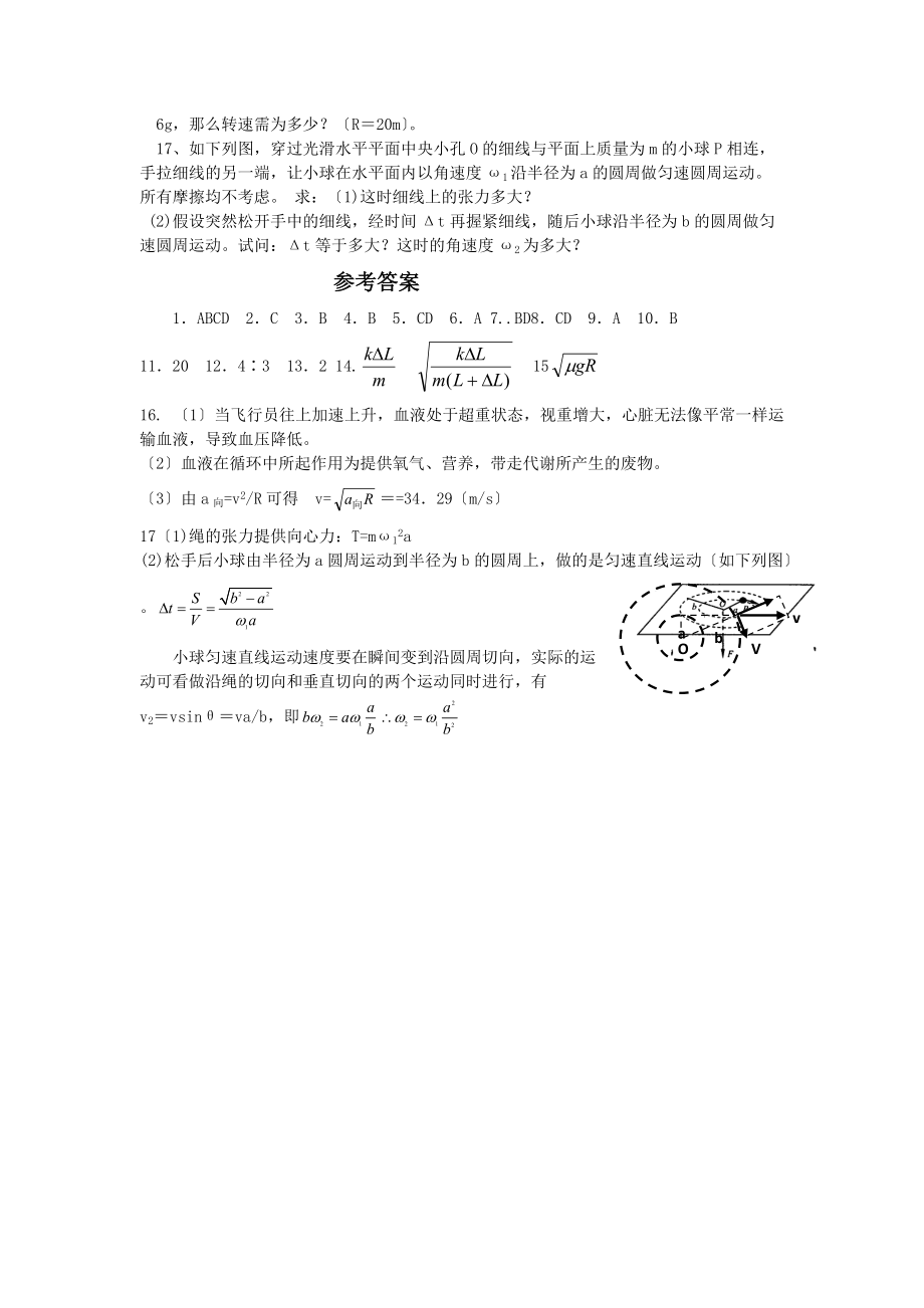 （高中物理）向心力同步测试.doc_第3页