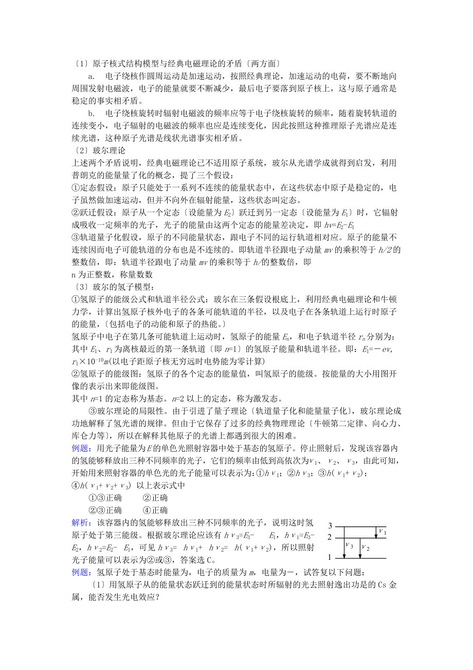 （高中物理）十九近代物理.doc_第2页