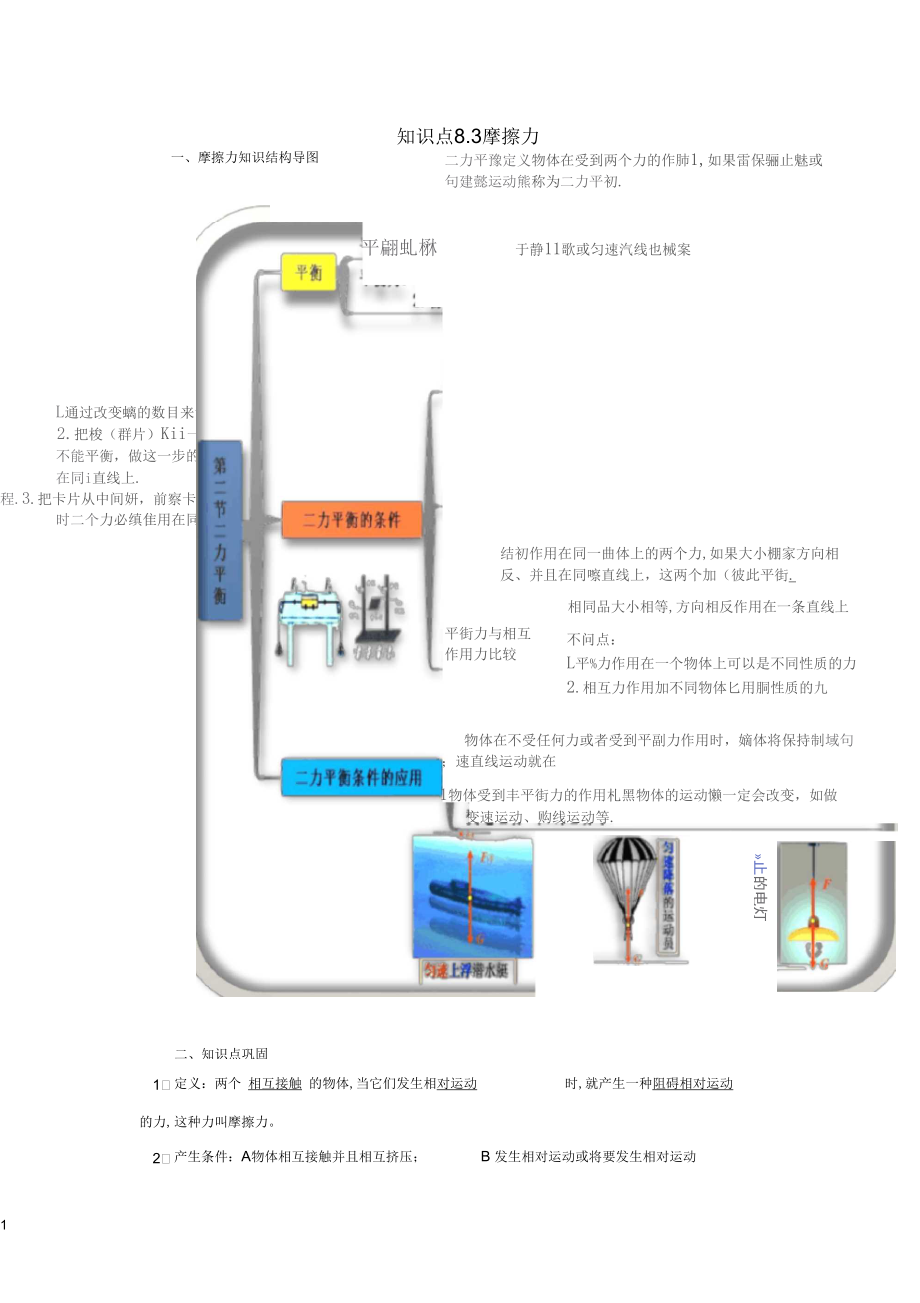 2019_2020学年八年级物理下册8.3摩擦力期末复习精练(新版)新人教版.docx_第1页