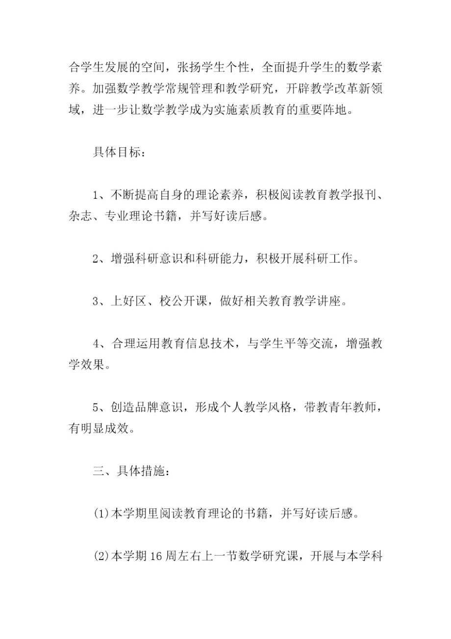 骨干教师个人发展计划.docx_第2页