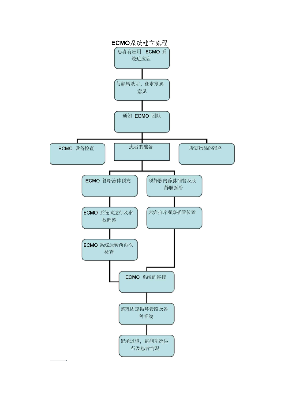 ECMO系统建立流程图.docx_第1页