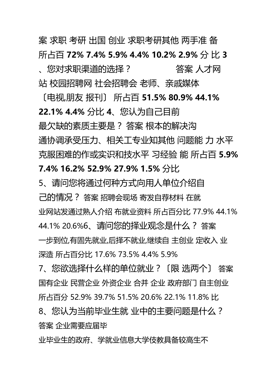 大学生就业调查问卷分析报告.docx_第2页