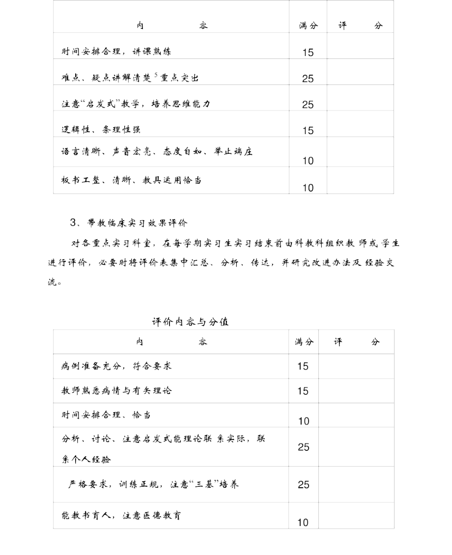 临床带教老师管理及考核制度.doc_第3页