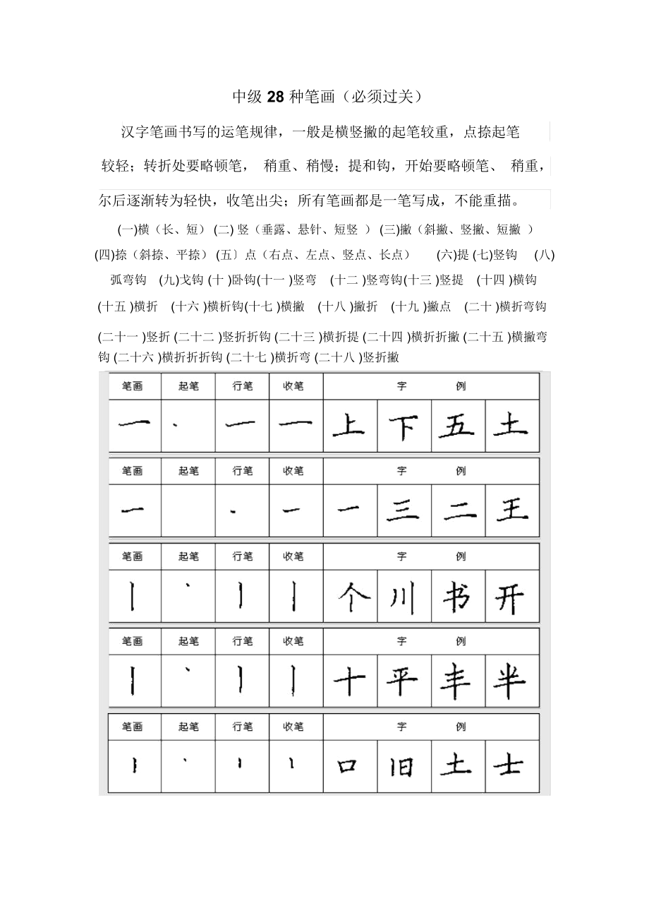 中级种笔画(必须过关).docx_第1页