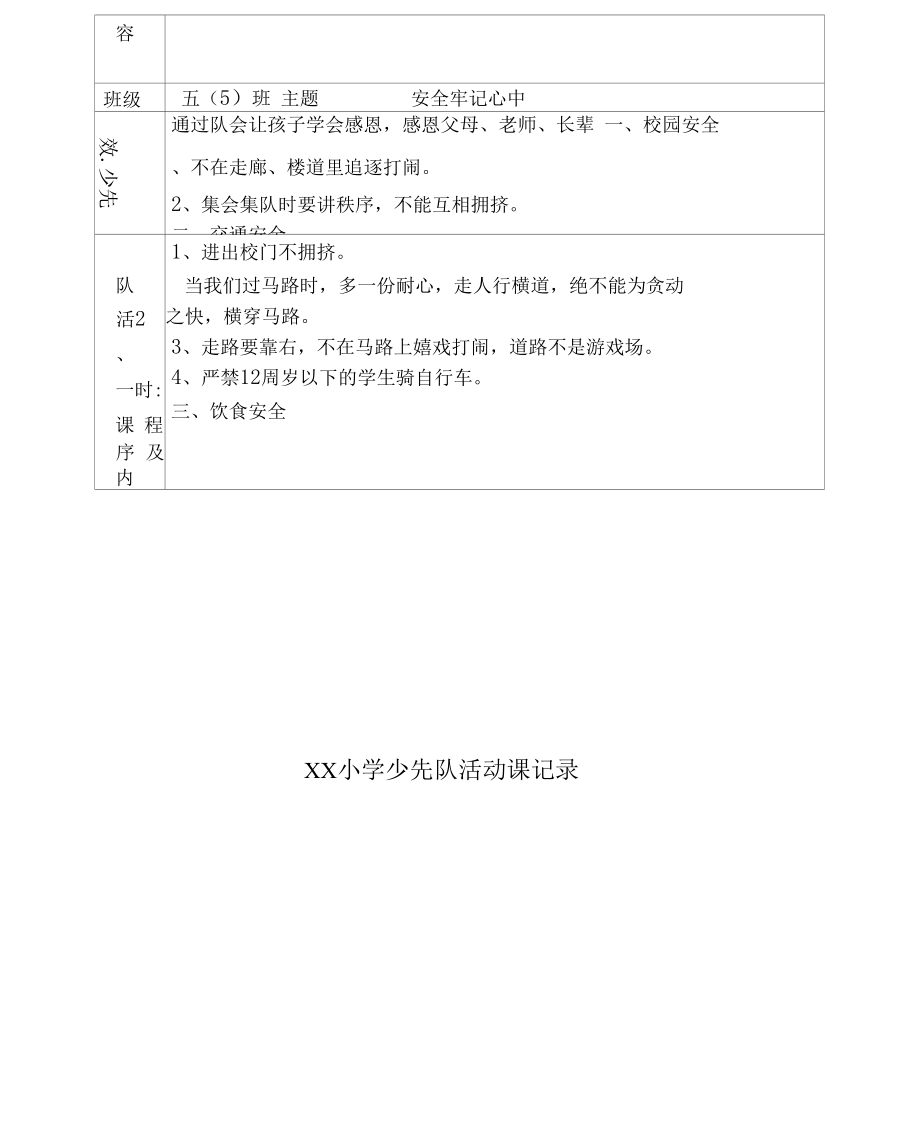 五年级的班队会记录表.docx_第2页