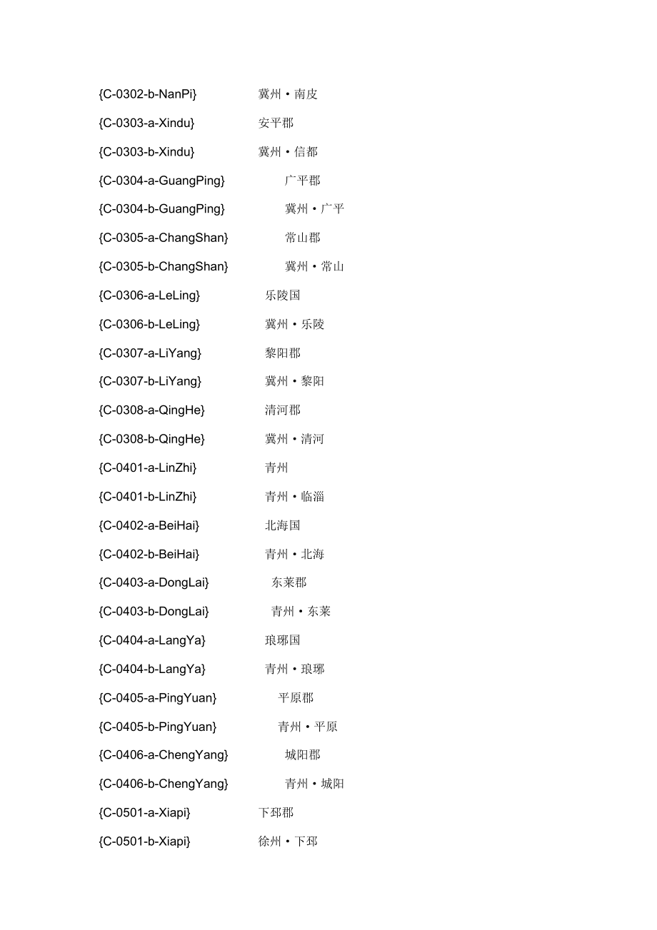 三国全面战争城市代码.doc_第2页