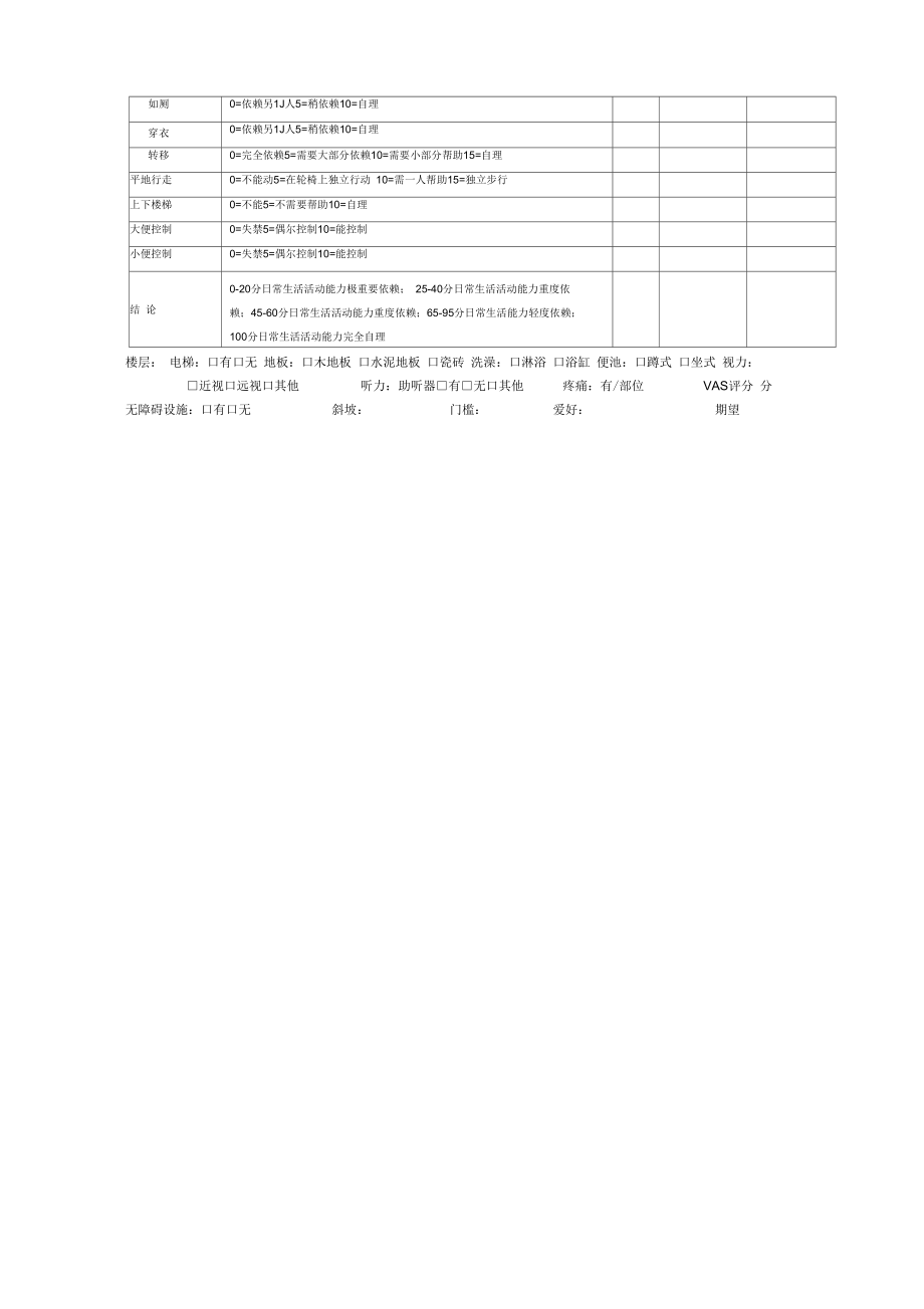 作业治疗评定量表.docx_第2页