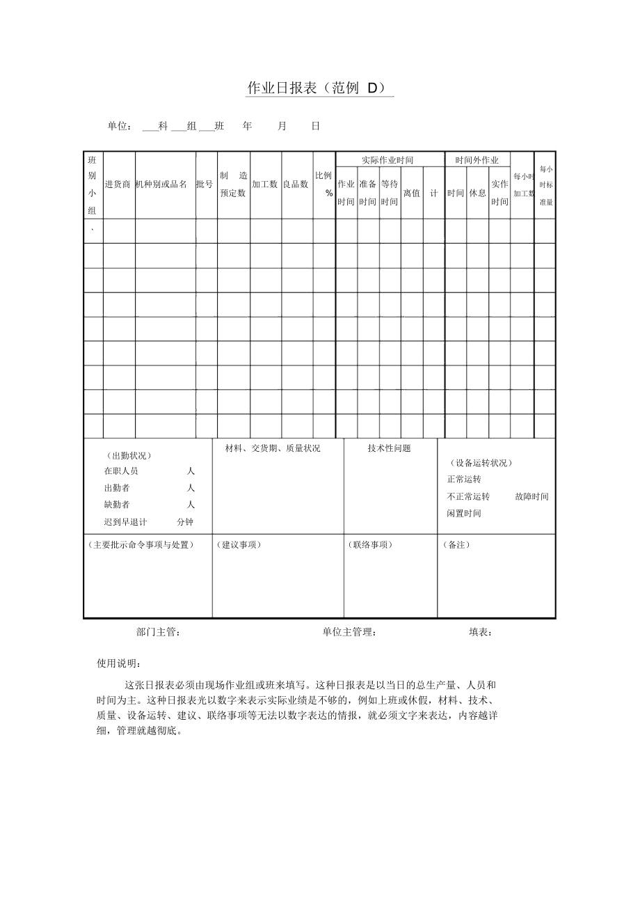 作业日统计报表范例.docx_第1页