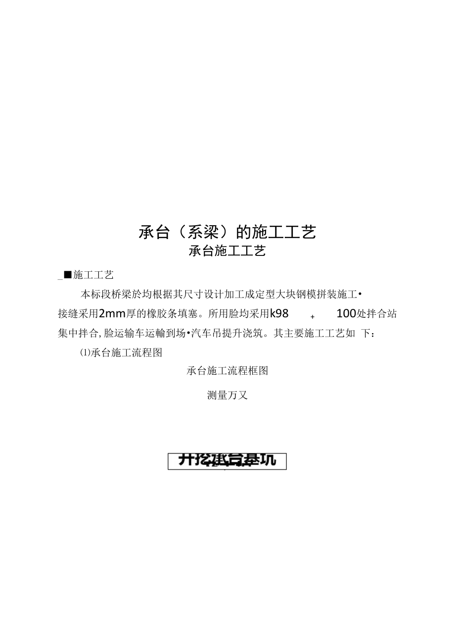 承台系梁的施工工艺.doc_第1页