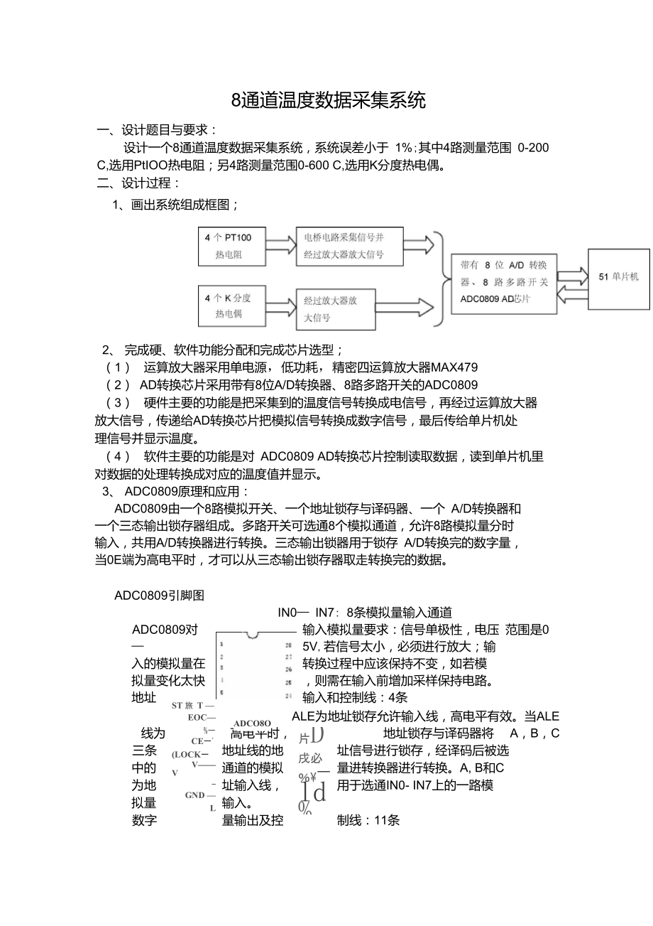 8通道温度数据采集系统.doc_第1页