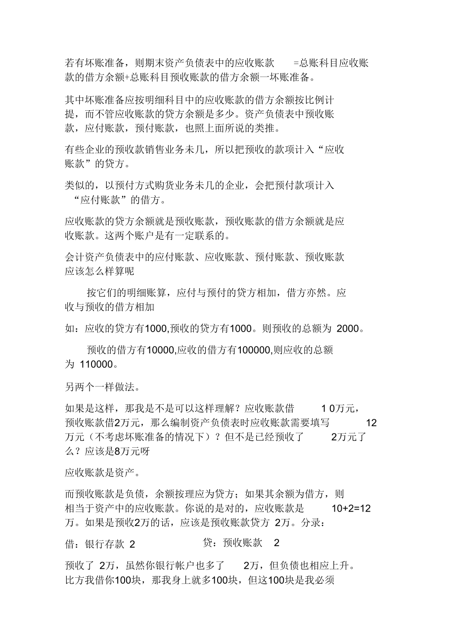 资产负债表中的应收账款怎么计算呀.docx_第2页