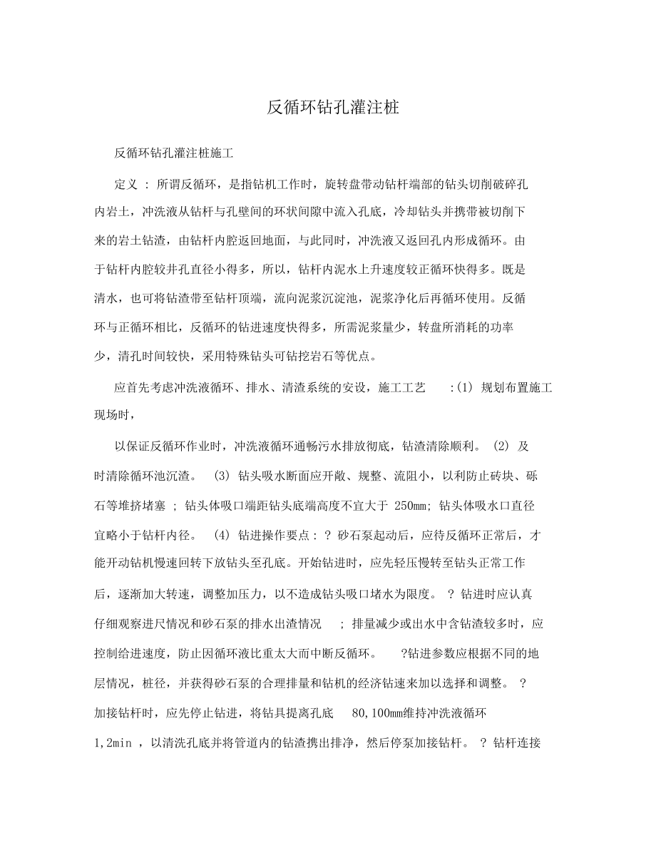 反循环钻孔灌注桩.docx_第1页