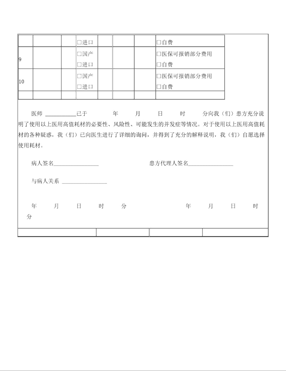 医院耗材使用知情同意书.doc_第2页