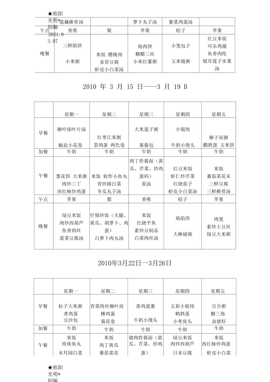 2021年幼儿园一周食谱大全.docx_第3页