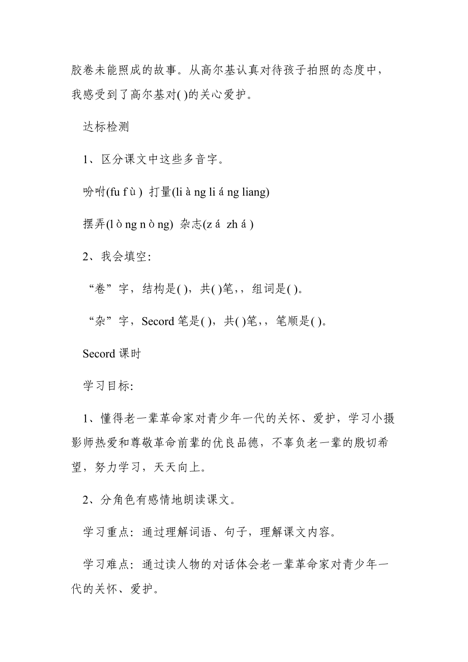 小摄影师导学案设计.doc_第3页