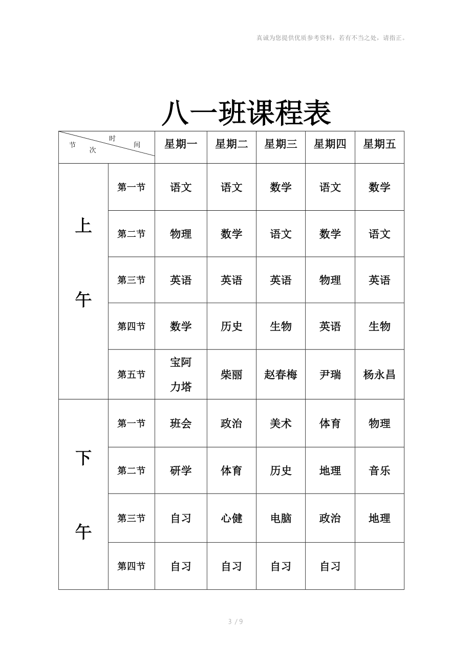 八年级电脑培训课程表.doc_第3页