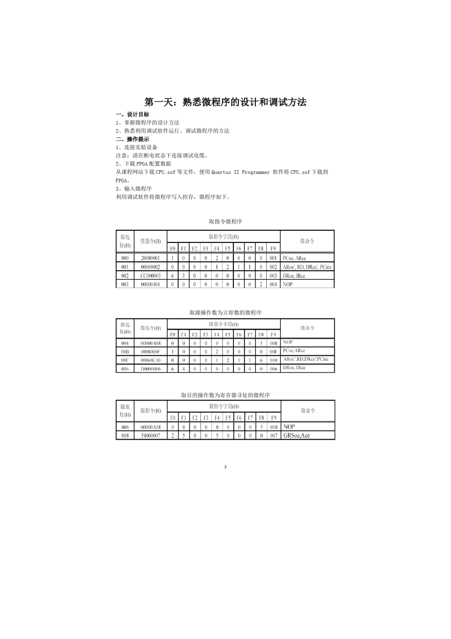 计算机组成原理课程设计江苏大学版.doc_第2页