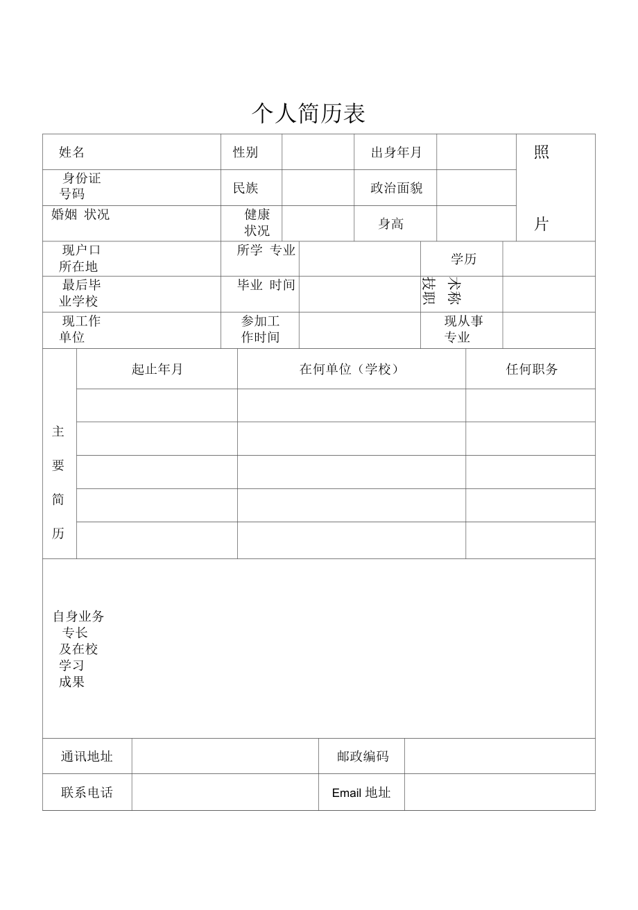 大学辅导员简历模板.docx_第1页