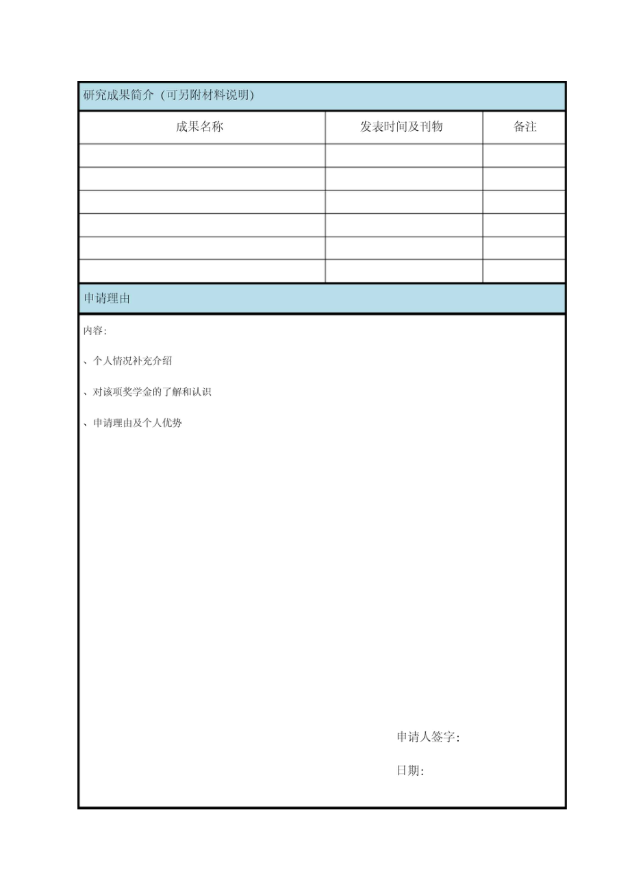 20年北京大学光华管理学院奖学金申请表.doc_第2页