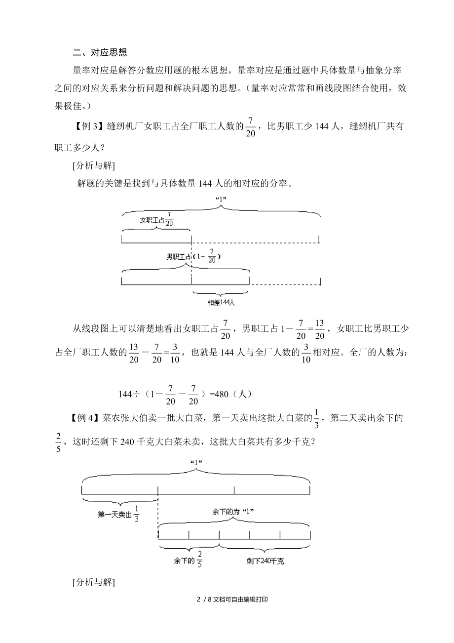 分数(百分数)应用题典型解法的整理和复习.doc_第2页