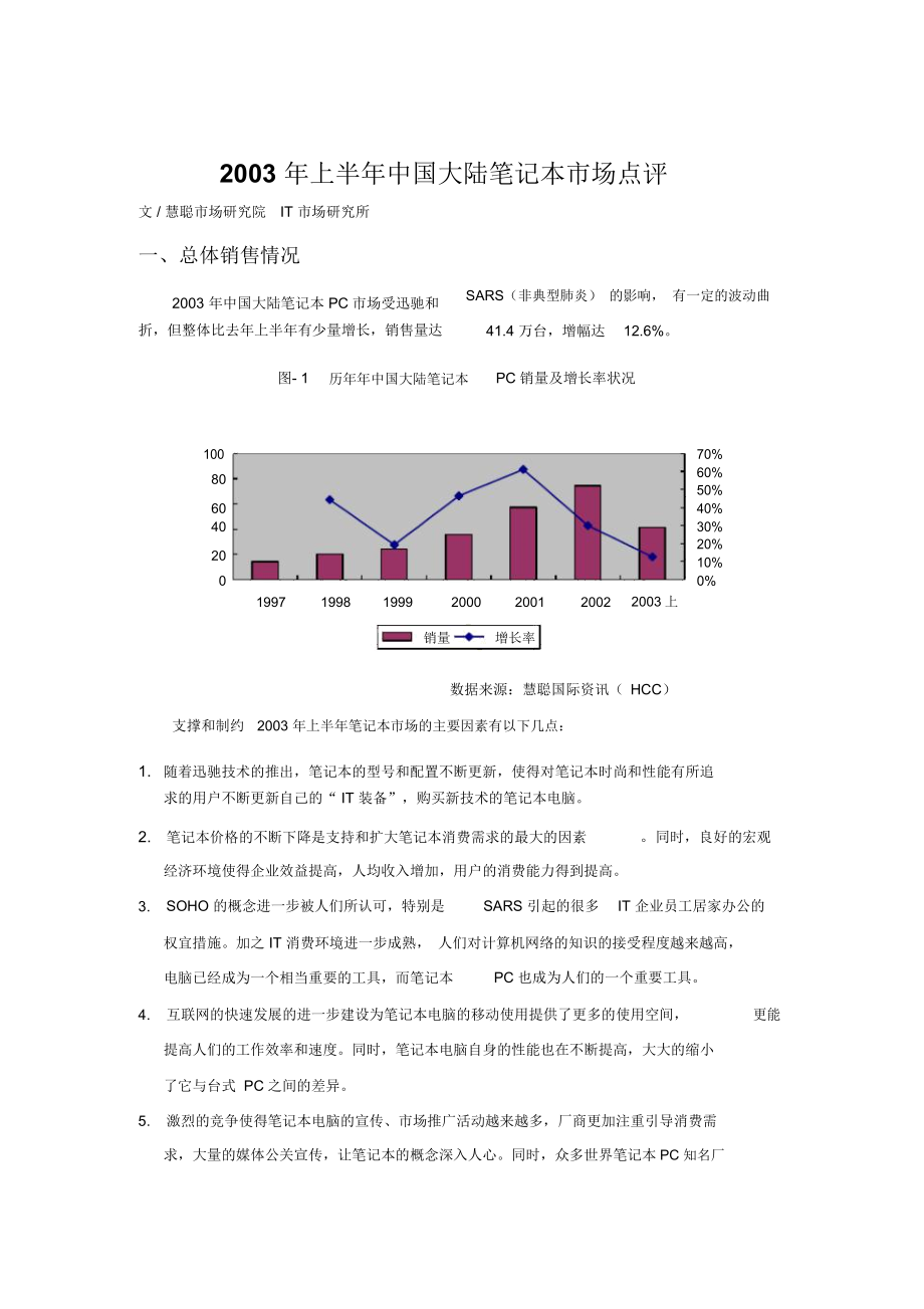 我国大陆笔记本市场点评.docx_第1页