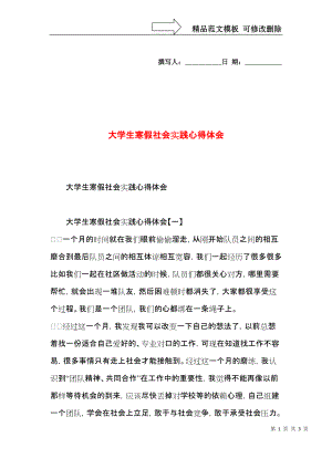 大学生寒假社会实践心得体会 (4).docx