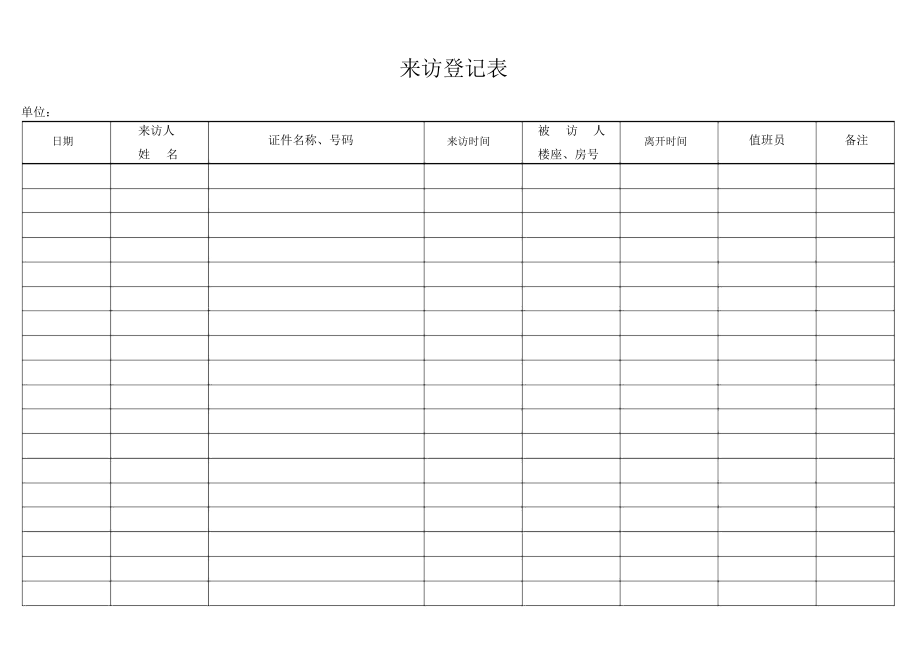 来访人员登记表单.docx_第1页