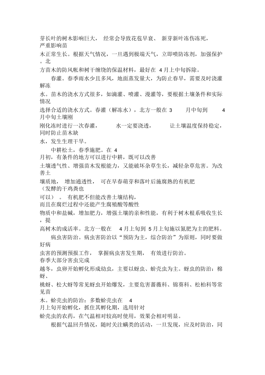 北方春季苗木养护管理要点.docx_第2页