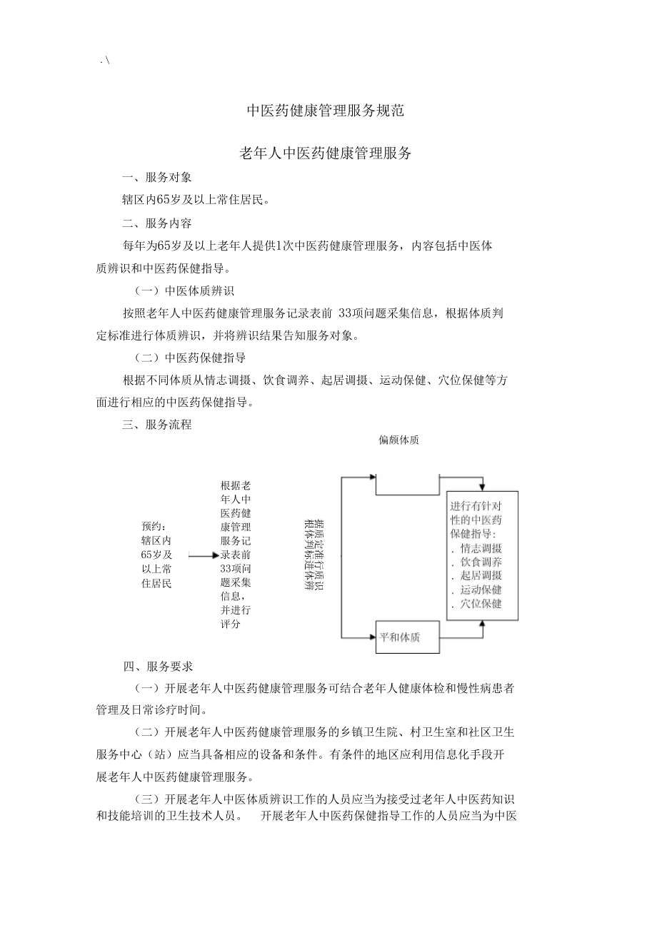 中医药健康管理计划服务标准规范(第三版).docx_第1页
