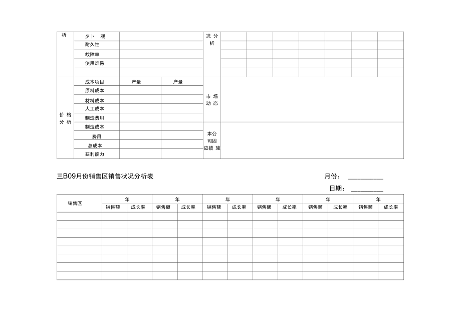 销售计划表格.doc_第2页