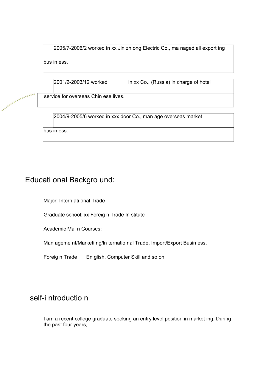 实用的英文简历模板(50).docx_第3页