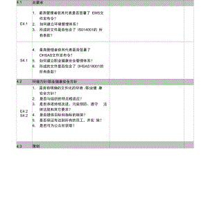 14001_18001环境管理体系审核检查表.doc