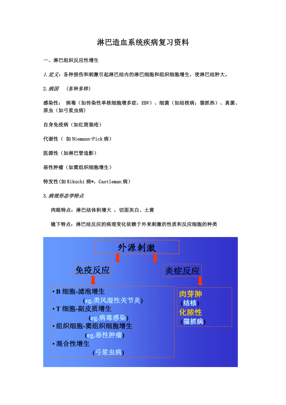 淋巴造血系统疾病复习资料.docx_第1页