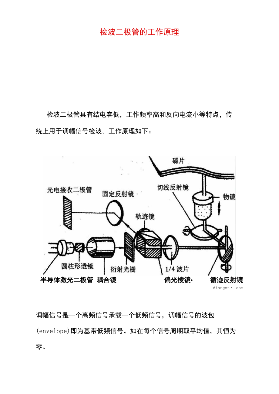 检波二极管的工作原理.doc_第1页