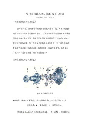 差速器工作原理及图片.docx