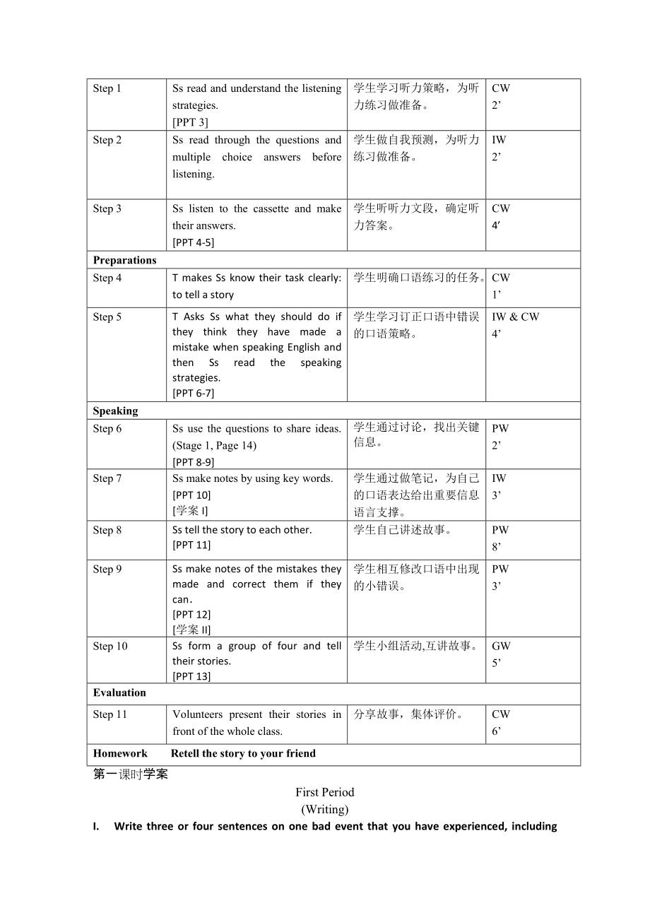 高二英语 模块6 Unit16 Communication Workshop教案 北师大版选修6.doc_第3页