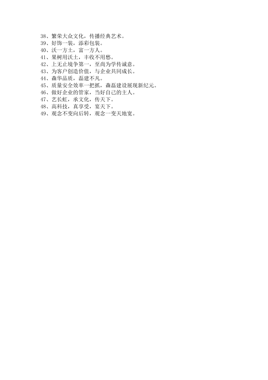 2021年企业口号49句.docx_第2页