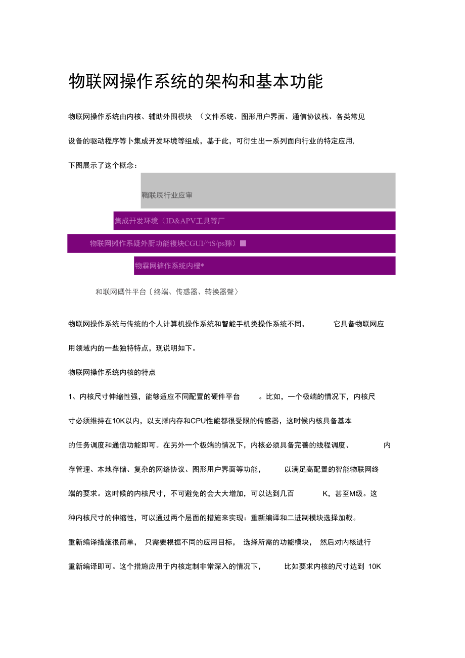 物联网操作系统地架构和基本功能.doc_第1页