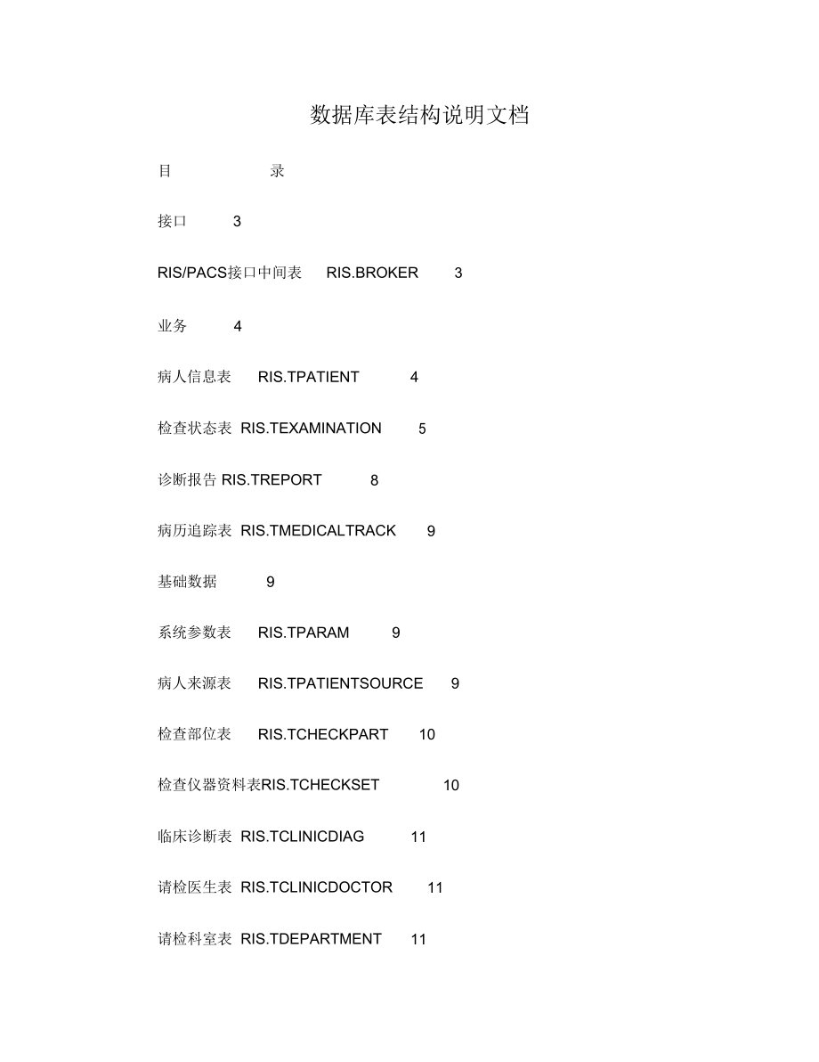 数据库表结构说明文档.doc_第1页