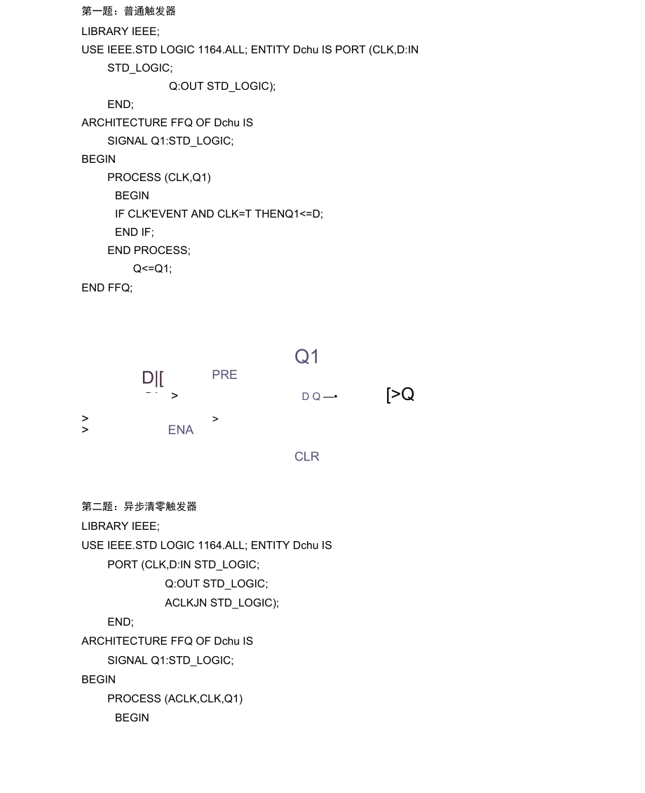 VHDL各种D触发器程序.docx_第1页